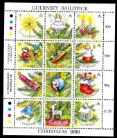 Guernsey Stamp Sets 1984 - 1994