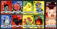 Jersey Stamps 1990 - 1995