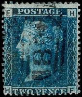 Two Penny Blue Perforated 