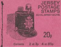 1975 20p Military Headgear margin at top (SB22a)