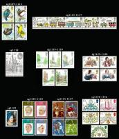 1980 Year of 9 Commemorative Stamp Sets (Excluding Below MS)