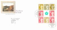 1994 26th July Northern Ireland DX16 Pane with 25p x4