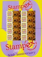 2003 Smiler Autumn Stampex Teddy Bear 50th Anniversary