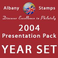 2004 Year Set of 4 Alderney Packs