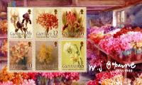 2005 William Caparne Birth Centenary (Artist and Iris Breeder), Watercolour Paintings MS