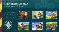 2007 Europa, Scouting Centenary and World Scout Jamboree Pack