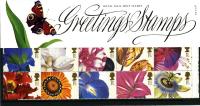 1997 Greetings Stamps, Flower Paintings Pack