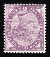 SG172wi 1d Lilac, 16 Dots, Watermark Inverted - Unmounted Mint