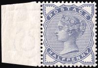 SG187 ½d Slate-Blue - Unmounted Mint (Cat. £20) - (Spec: K2) (Scott: 98)