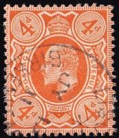 SG241 4d Orange-Red - Fine Used (Cat. £12) - (Spec: M25, iii)