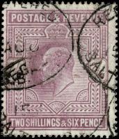 SG315 (M50, I) 2/6d Dull Greyish Purple, Good Used (Cat. £450)