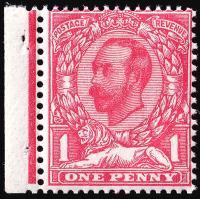SG331 1d Rose-Pink (Die B) - Unmounted Mint (Cat. £180) - (Spec: N8, viii)