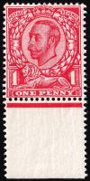 SG342 1d Scarlet - Unmounted Mint (Cat. £8) - (Spec: N11, i) (Scott: 154)