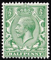 SG356 ½d Blue-Green - Unmounted Mint (Cat. £60) - (Spec: N14, xiv)