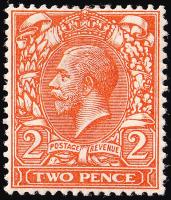 SG366 2d Orange-Yellow (Die I) - Unmounted Mint (Cat. £14) (Spec: N19, i)