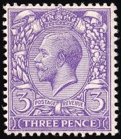 SG375 3d Violet - Unmounted Mint (Cat. £15) - (Spec: N22, iii)