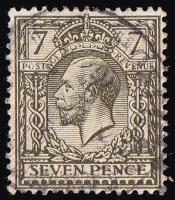 SG388 (N27) 7d Bronze-Green - Fine Used (Cat. £25)