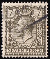 SG388 (N27) 7d Bronze-Green - Good Used (Cat. £25)