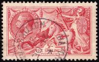 SG416 5/- Rose-Red - Fine Used (Cat. £95) - (Spec: N68) (Scott: 180)