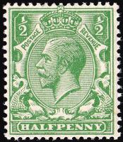 SG418 ½d Green - Unmounted Mint (Cat. £2) - (Spec: N33) (Scott: 187)