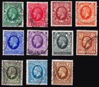 SG439-449 Set of 11 Dark Frames - Fine Used (Cat. £22.50)