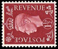SG464a 1½d Red-Brown, Watermark Sideways - Good Perfs