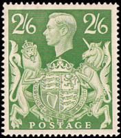 SG476b 2/6d Yellow-Green *