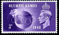 SG496 1948 Olympic Games 3d Violet
