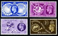 SG499-502 1949 UPU 75th Anniversary