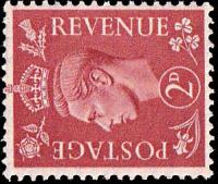 SG506a 2d Pale Red-Brown, Wmk Sideways - Good Perfs