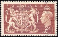 SG512 £1 Brown - Fine Used (Cat. £18) - (Spec: Q38) (Scott: 289)