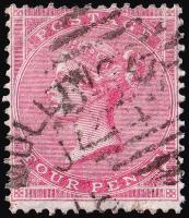 SG66 4d Rose-Carmine - Good Used (Cat. £75) - (Spec: J51, i) (Scott: 26)