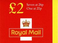SG: FW9a £2 New style amended 20p & 26p