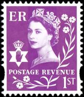 SG NI154 1st Lilac, Litho