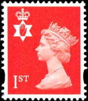 SG: NI88b 1st Bright Orange-Red P.15x14