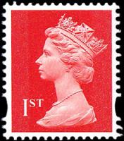 SG U3157 1st Bright Scarlet MPIL M21L, Lighter Colour (Cartor)
