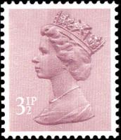 SG X860 3½p centre band