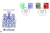 Scotland 1982 24th February 12½p,15&frac12;p,19½p,26p Edinburgh CDS