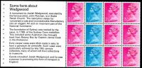 x841o 3x ½p & 9x 2½p "Wedgwood Facts" (1972 DX1)