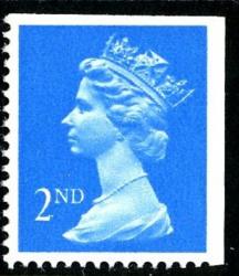 SG1445 2nd Blue, Centre Band - Imperf Top & Right