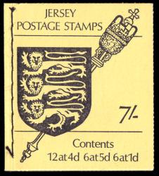 1969 7/- Arms - 12x 4d, 6x 5d & 6x 1d on Thinner Paper (SB2a)