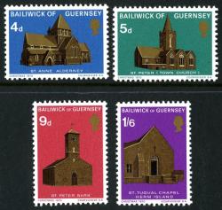 1970 Christmas, Guernsey Churches (1st series) 1970 Christmas, Guernsey Churches (1st series)