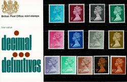 1971 ½p to 10p, Pack No. 37