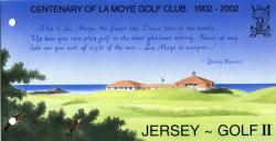 2002 La Moye Golf Club pack
