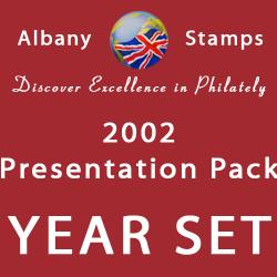 2002 Year Set of 4 Alderney Packs