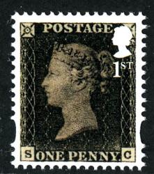 2016 1st Penny Black Gummed (SG3807)