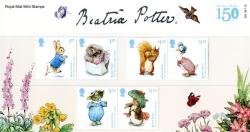 2016 Beatrix Potter Pack containing Miniature Sheet