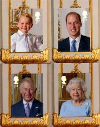 2016 Queen Elizabeth's 90th Birthday Self-adhesive (SG3833-3836)