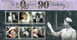2016 Queen's 90th Birthday Pack containing Miniature Sheet