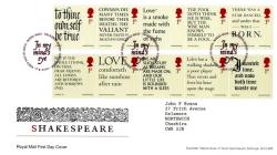 2016 William Shakespeare (Addressed) 2016 William Shakespeare (Addressed)